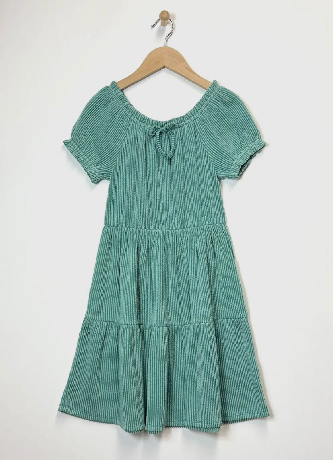 Puff Sleeve Tiered Dress