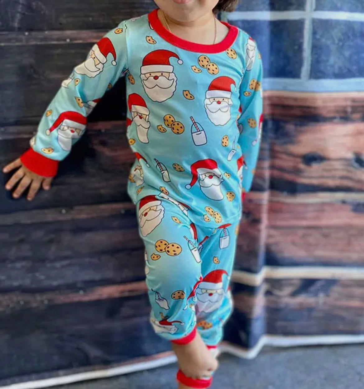 Blue Christmas Pajamas