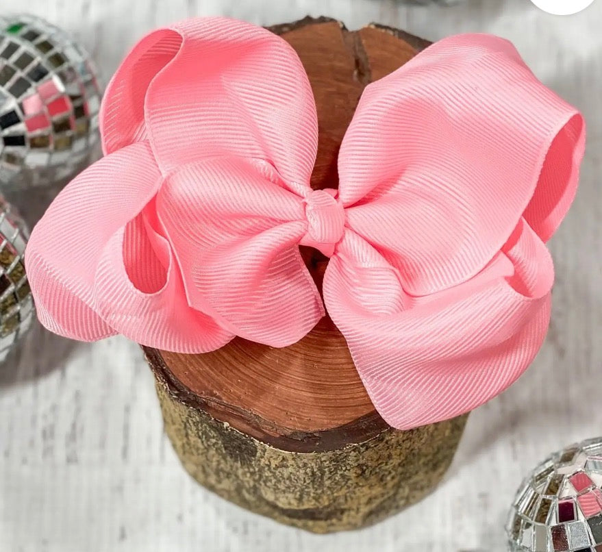 4.5” Pink Headband Bow