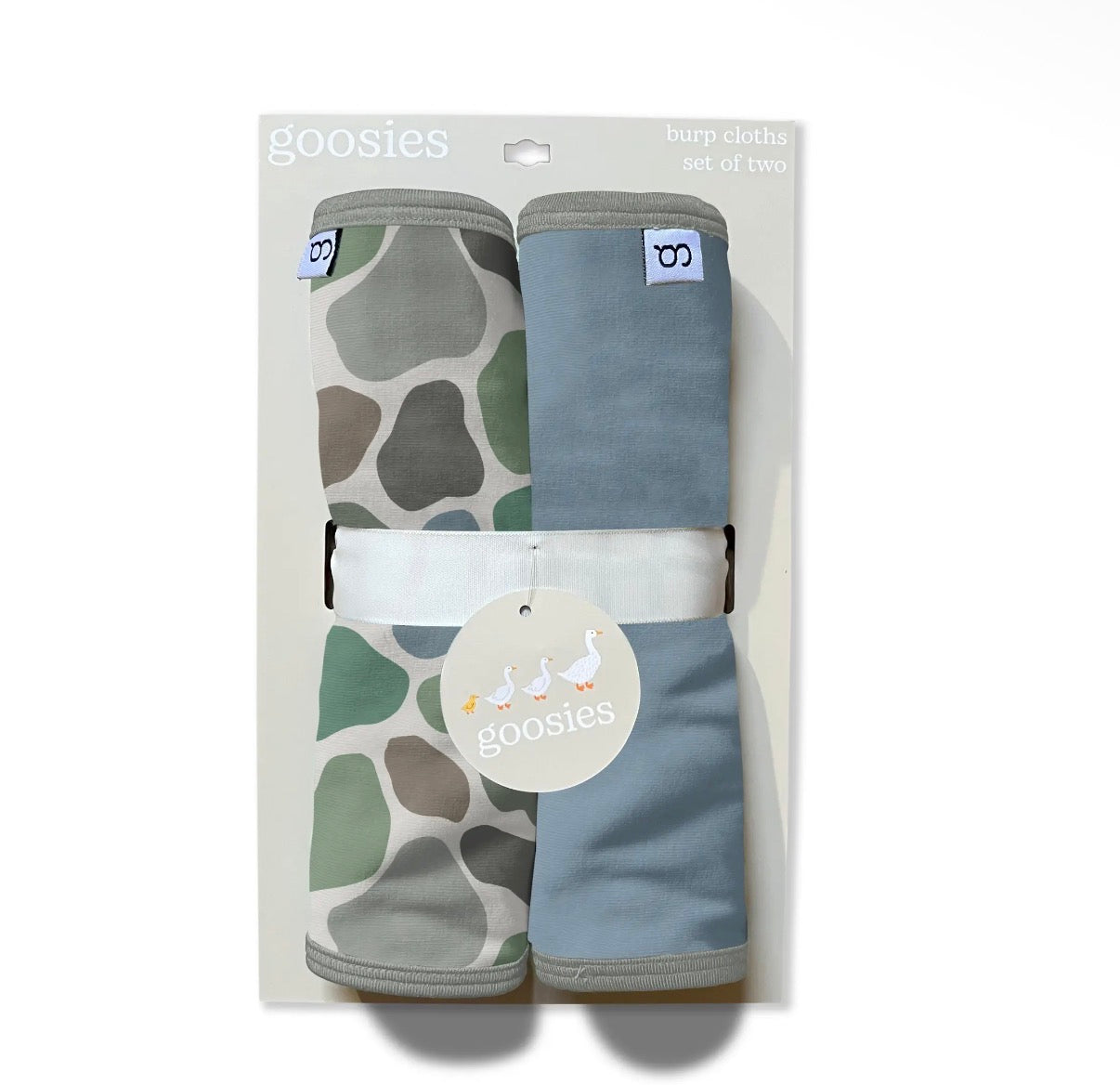 Pebble Camo Burp Cloth Set
