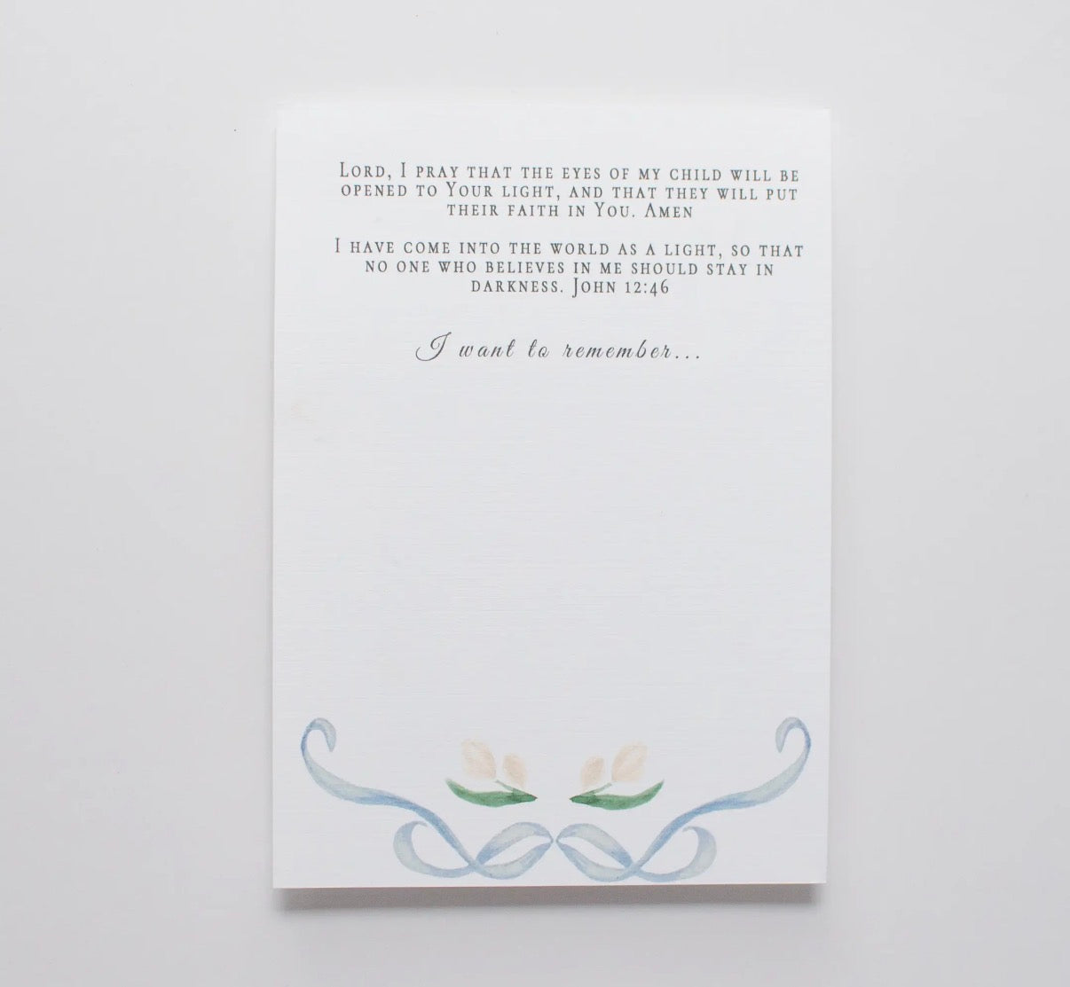 Monthly Milestone Keepsake Cards- Blue