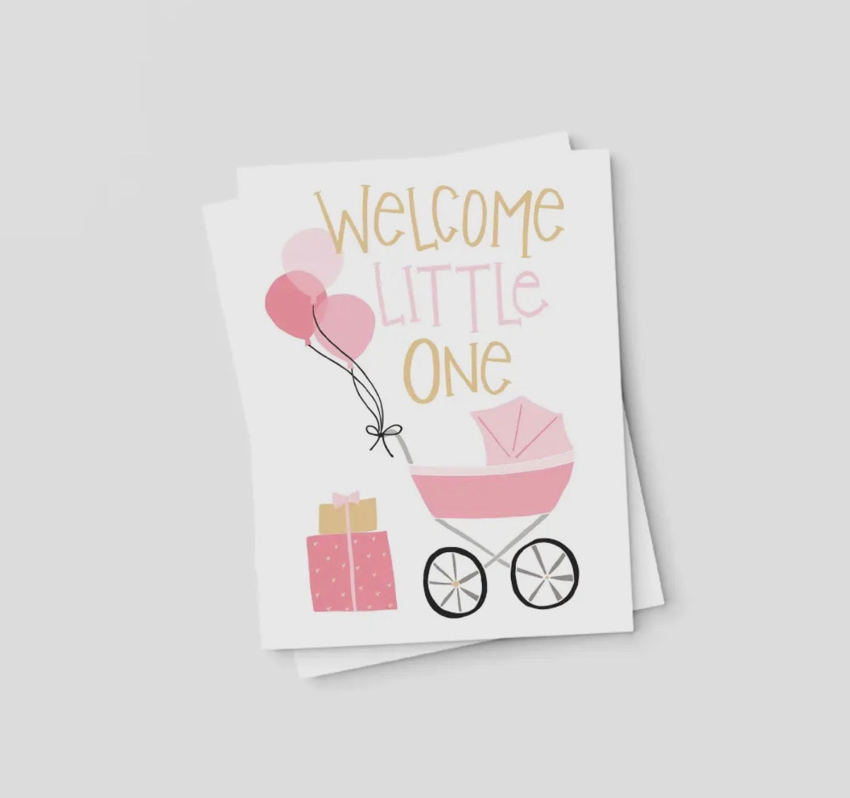 Little One Card- Pink