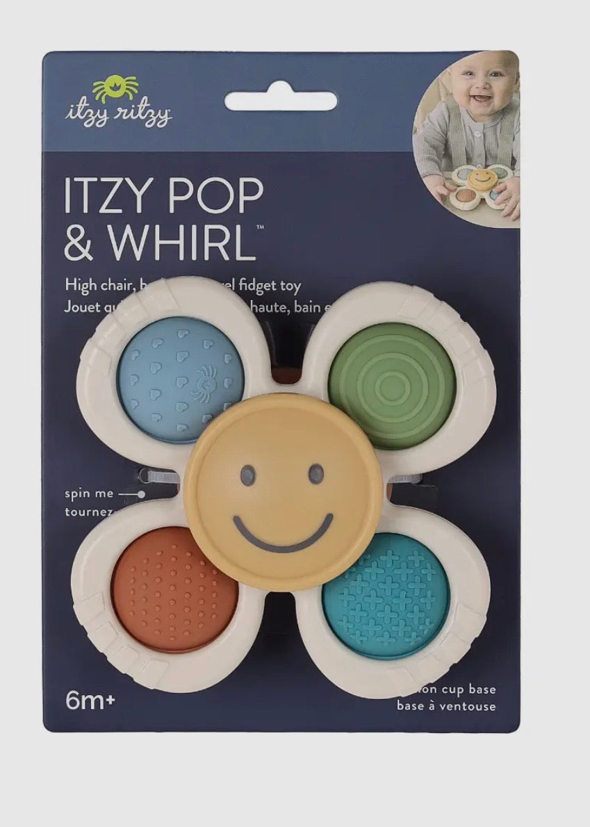 Pop and Whirl Bath and Travel Toy- Smile