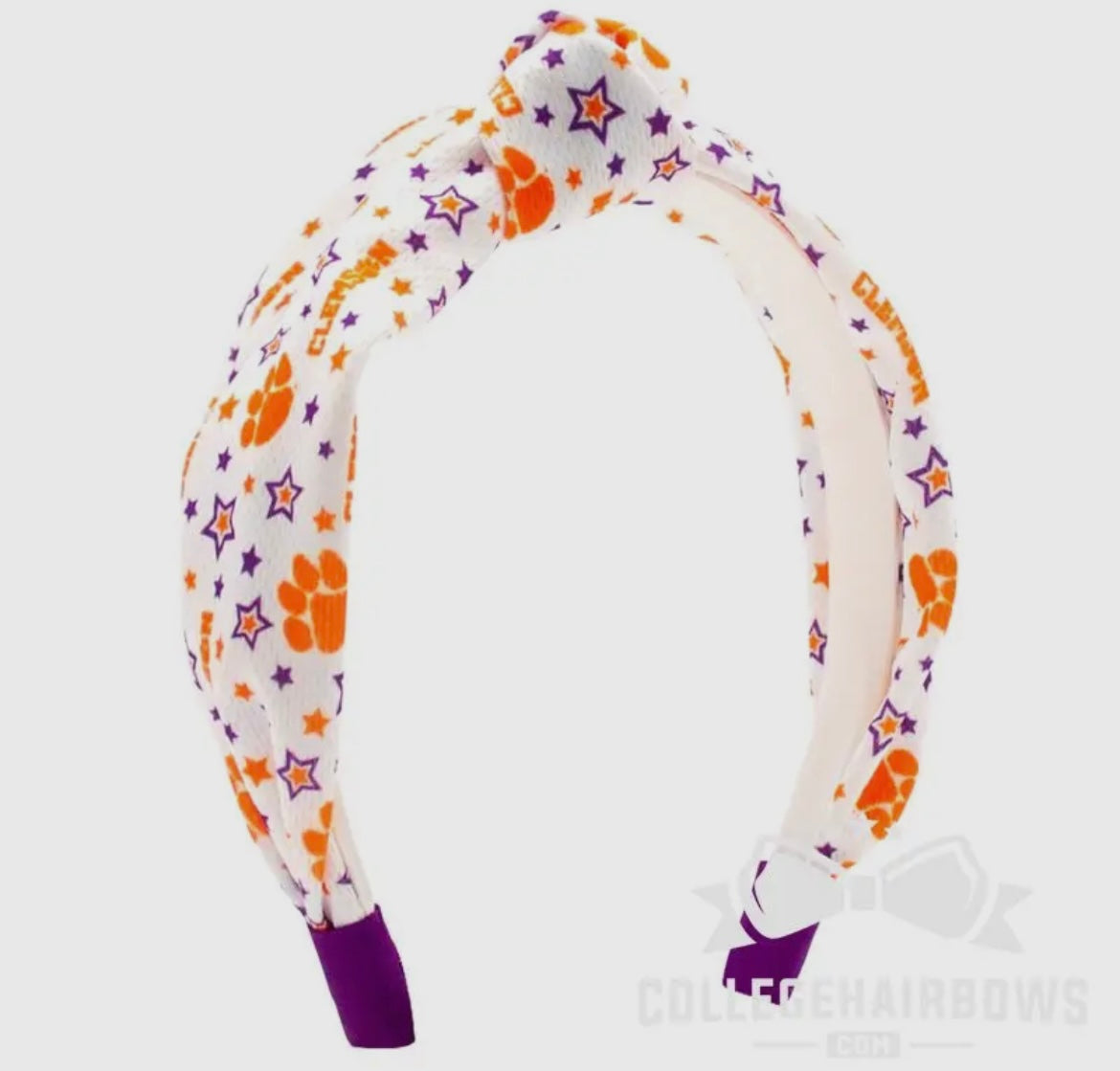 Clemson Print Headband