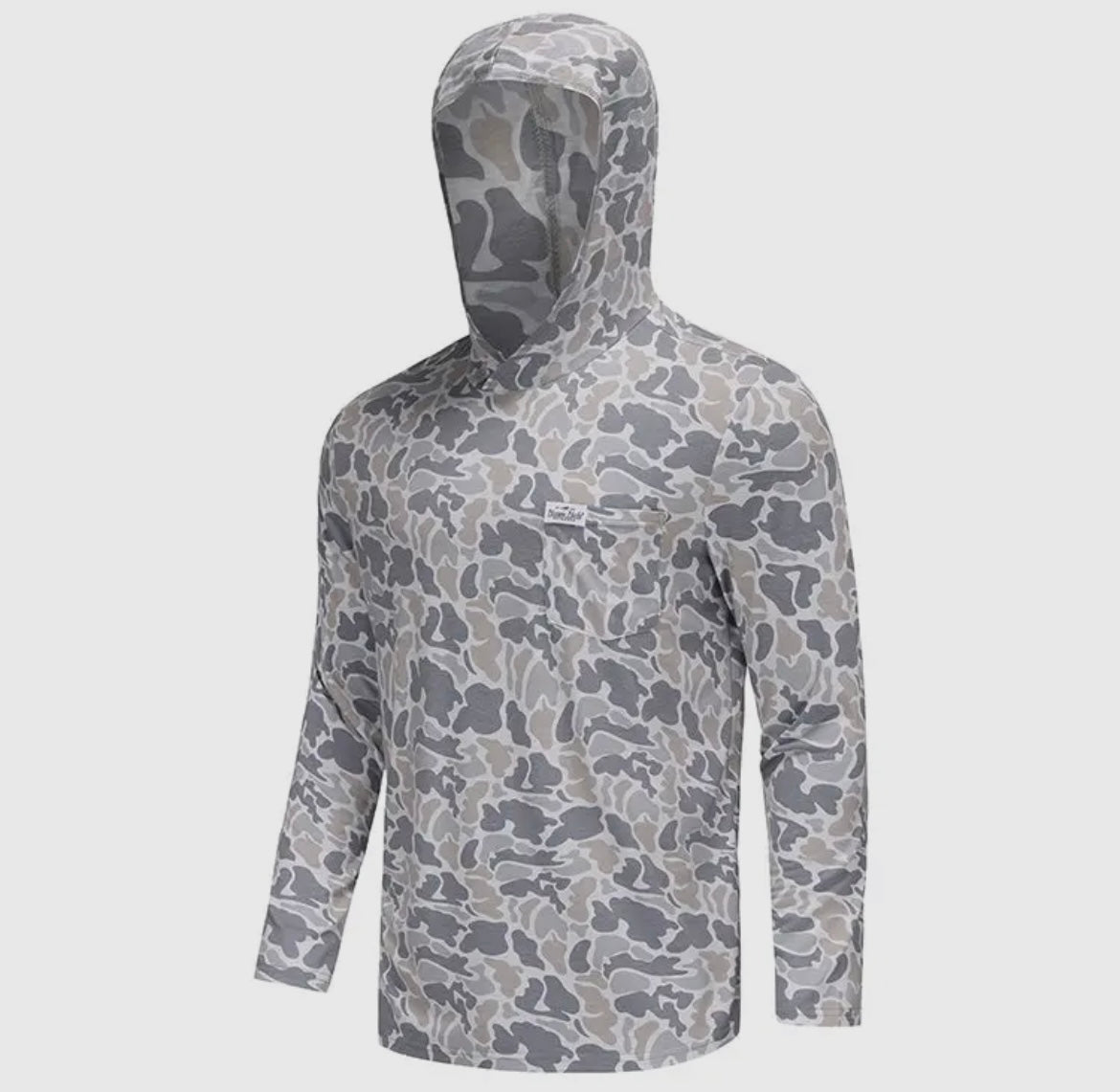 Adult LS Performance Hoodie- Smoke Camo