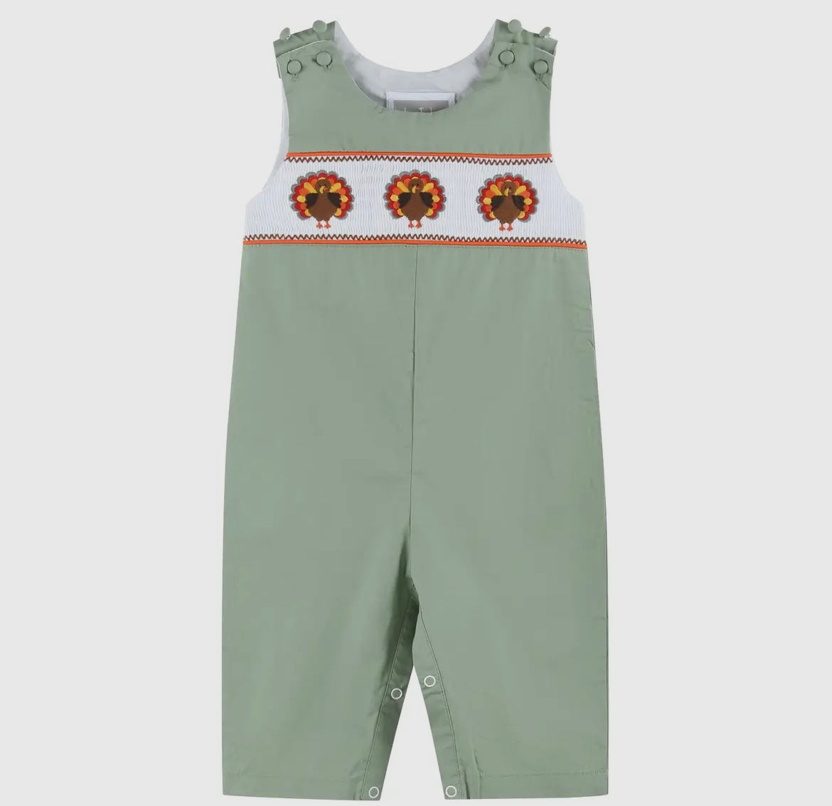 Sage Turkey Overalls