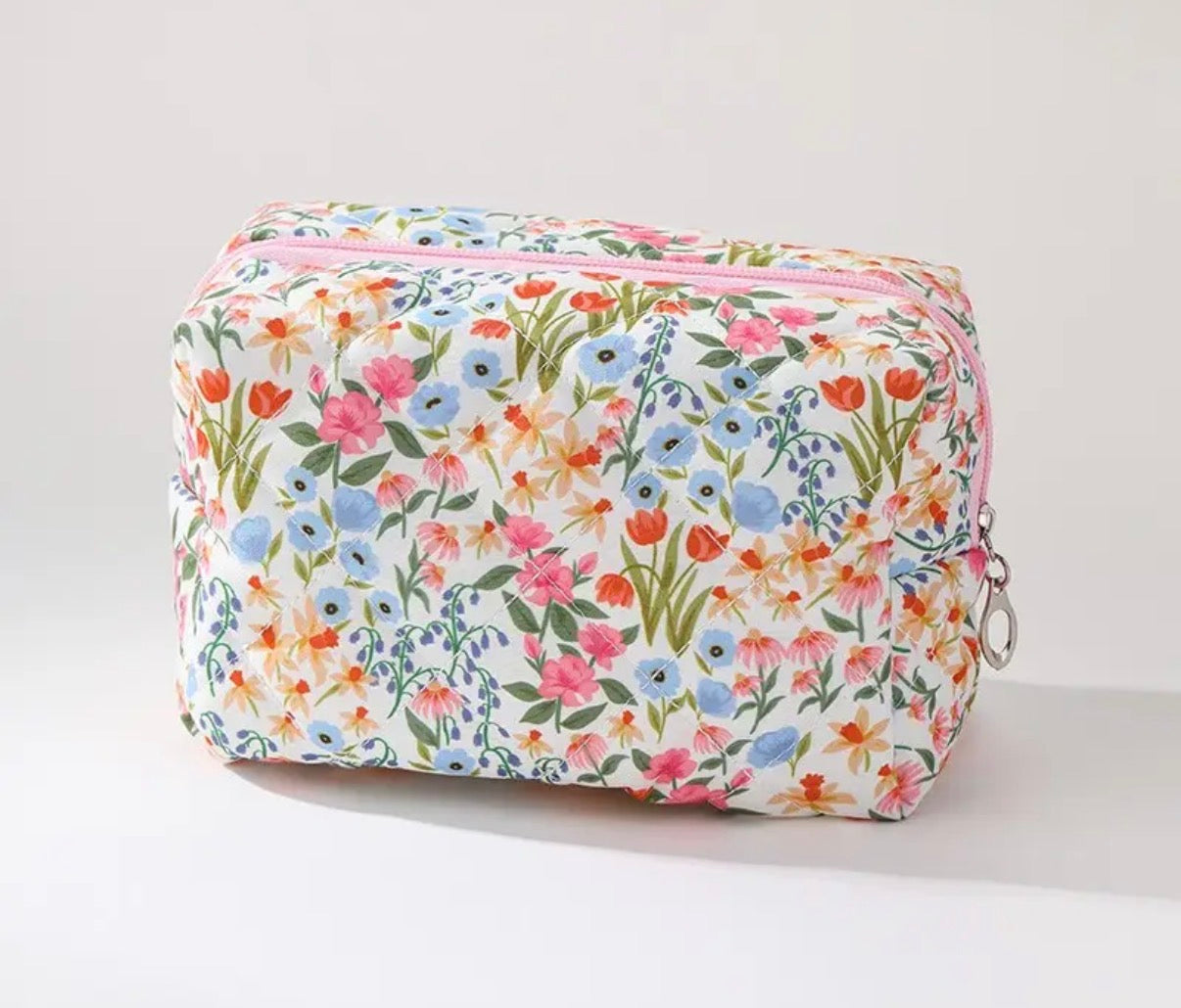 Floral Cosmetic Pouch