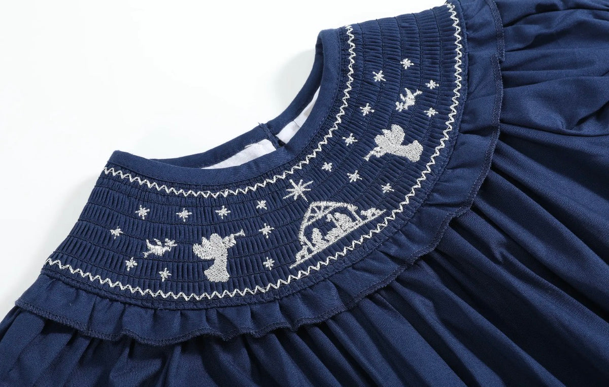 Blue Nativity Bubble