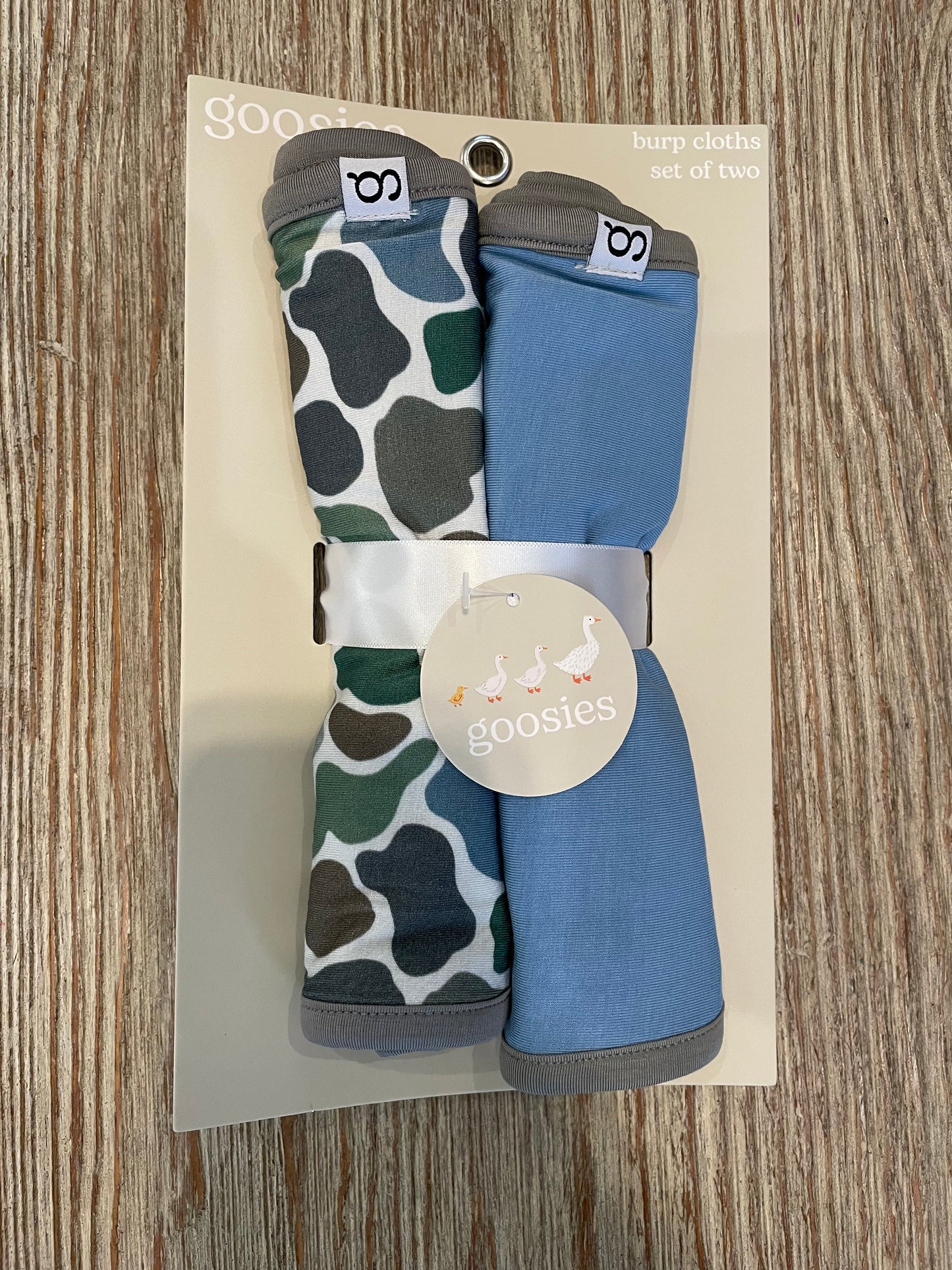 Pebble Camo Burp Cloth Set
