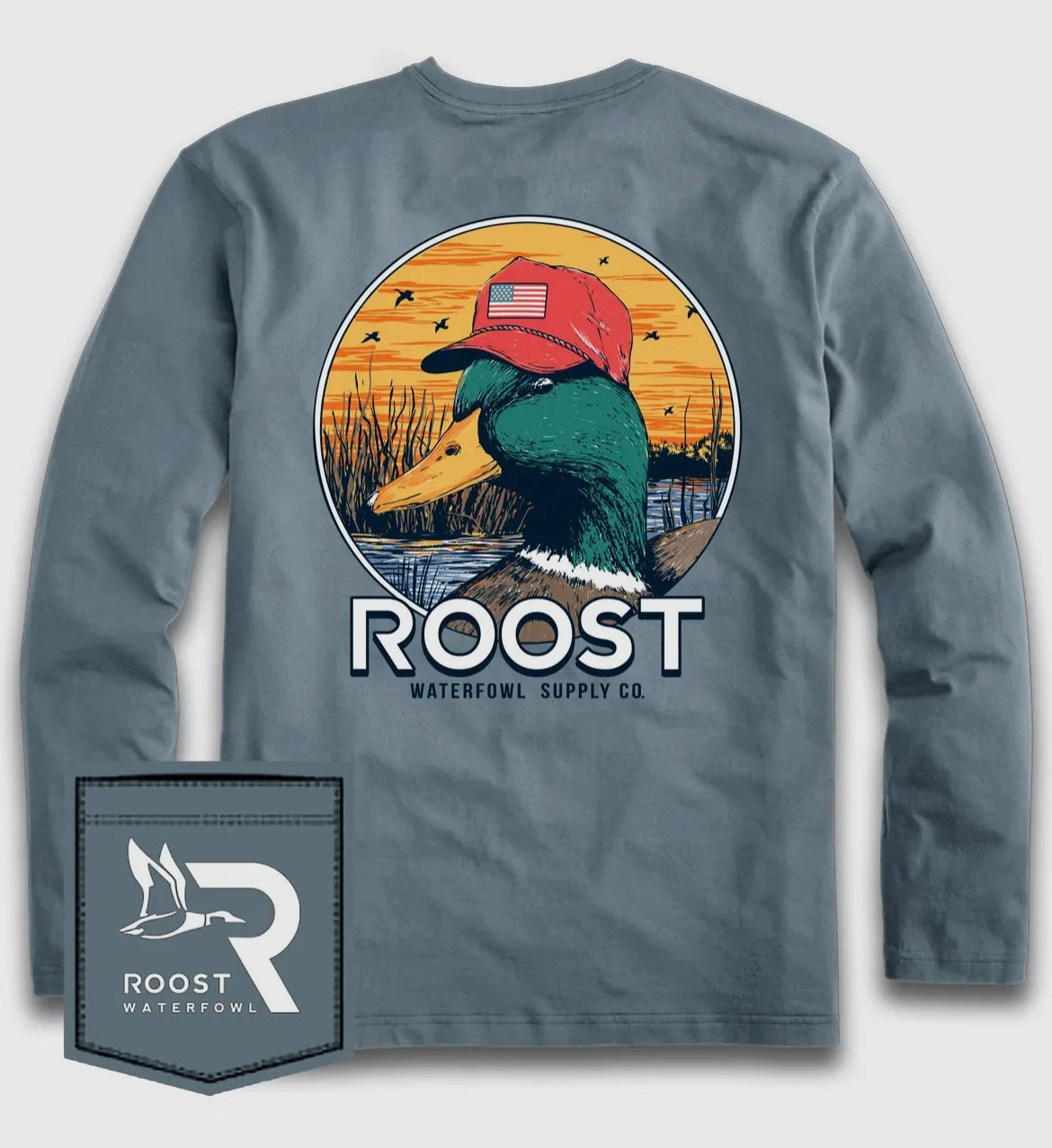 Roost Duck Hat LS Tee