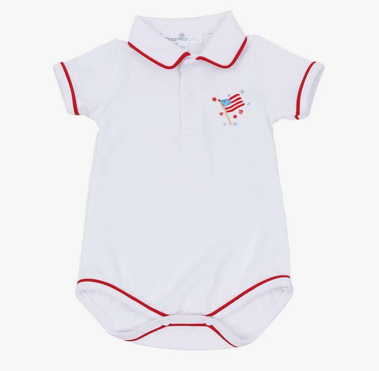 Flag Polo Romper