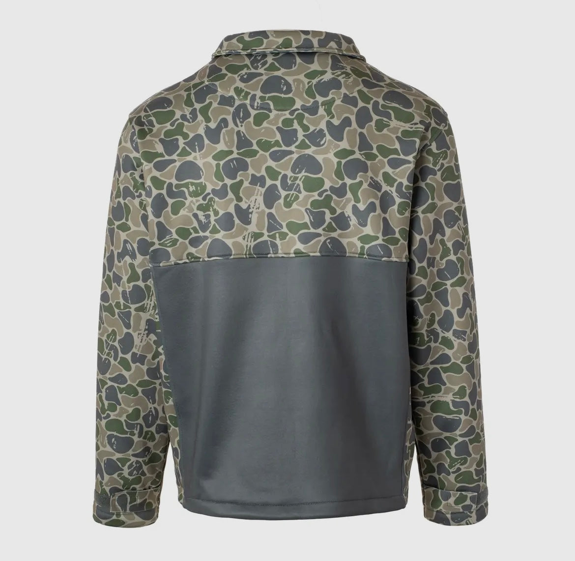 Backwoods Camo Quarter Zip- Kids