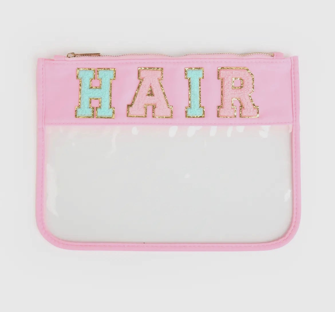 Hair Clear Zip Pouch