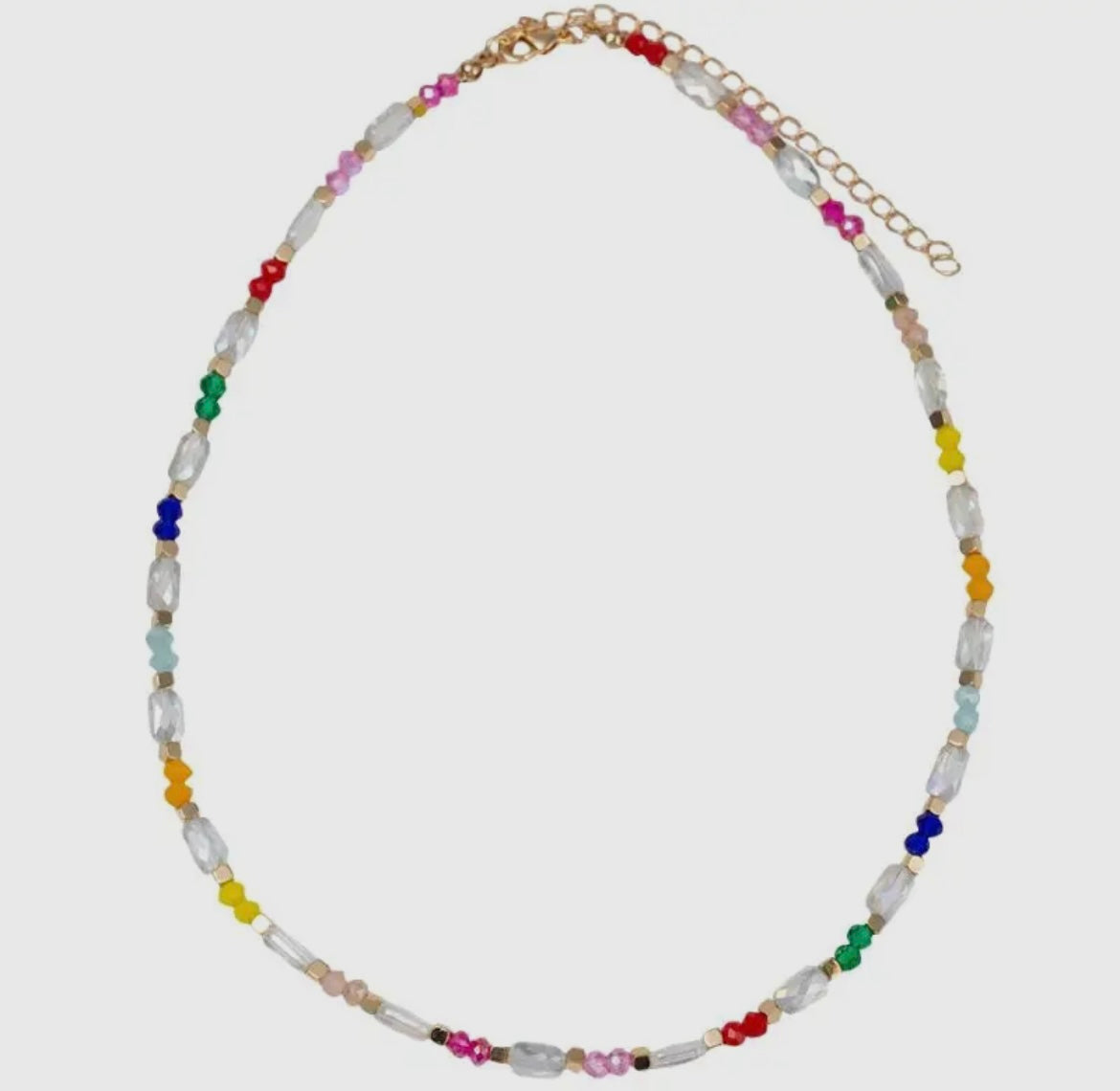 Kids Beaded Necklace with Rectangle Beads