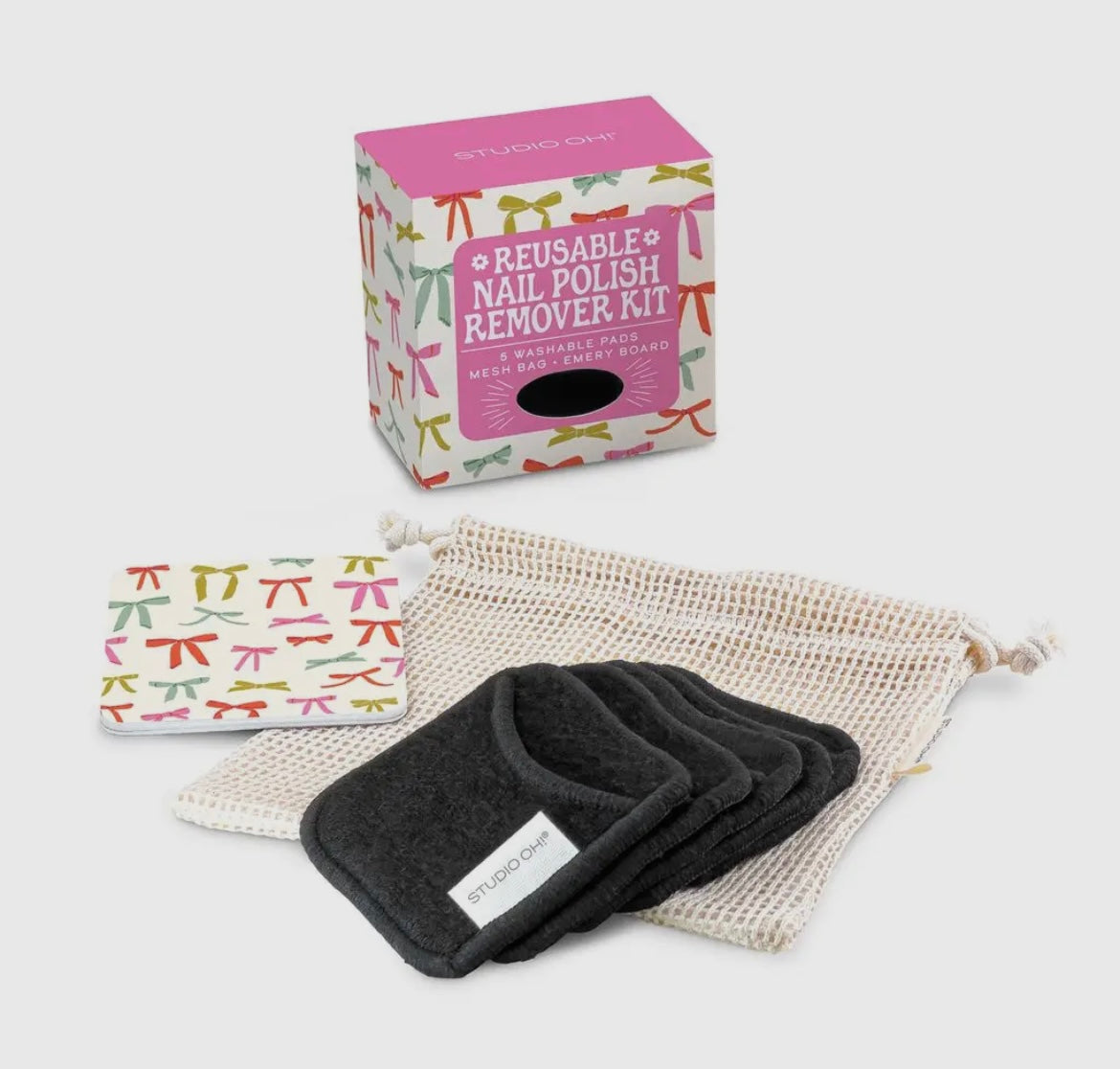 Put a Bow on It Reusable Nail Polish Remover Set