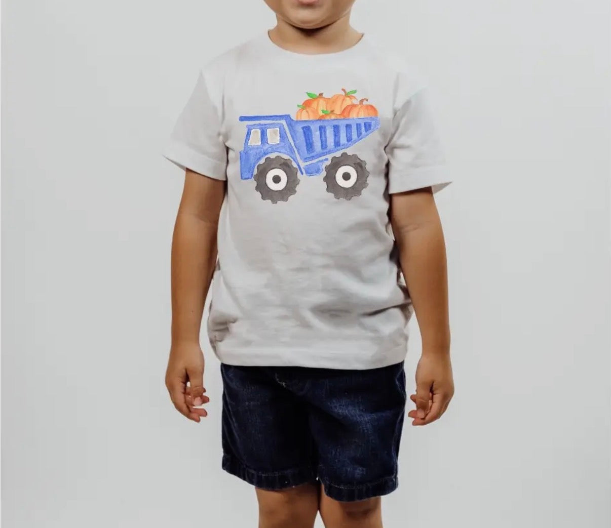 Dump truck Pumpkin Tee