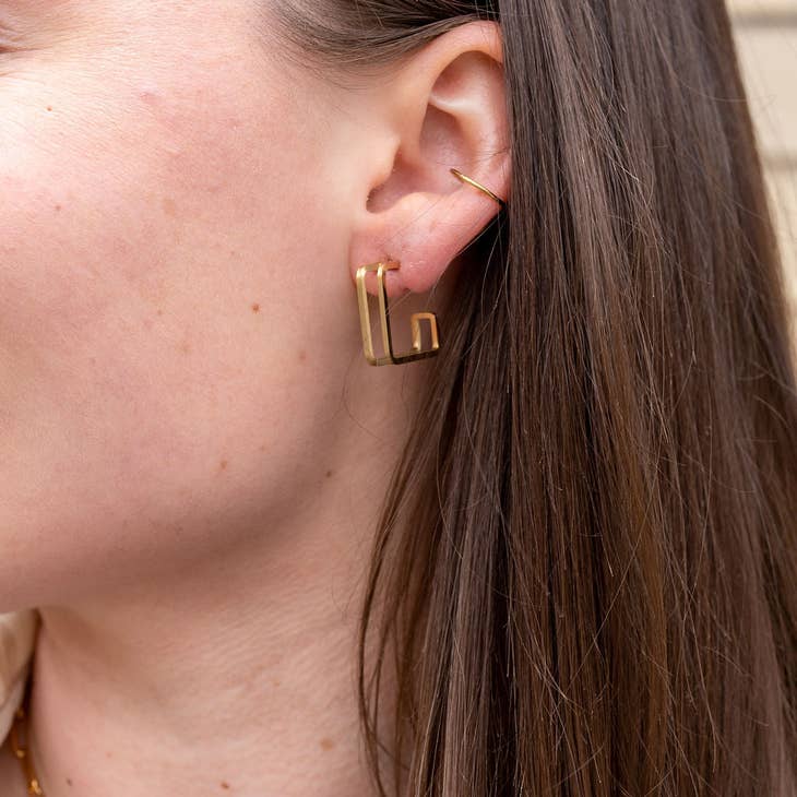 Luxe Gold Kamora Hoops