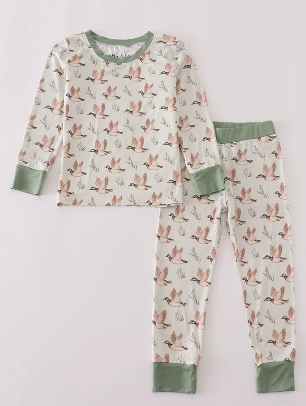 Duck Print Pajamas