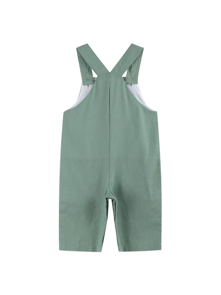 Green Pumpkin Tractor Overalls
