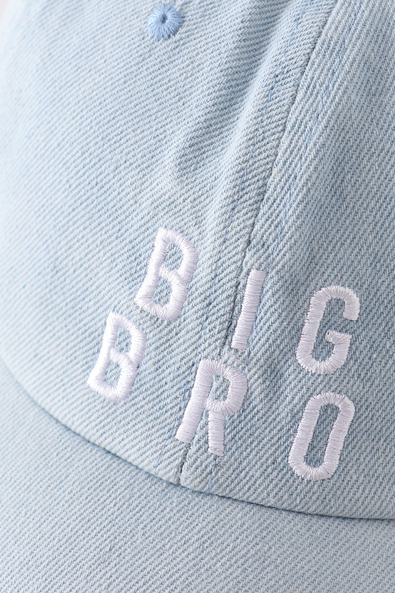 Denim embroidery baseball cap