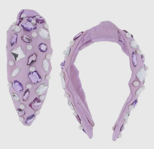 Lavender Knotted Headband