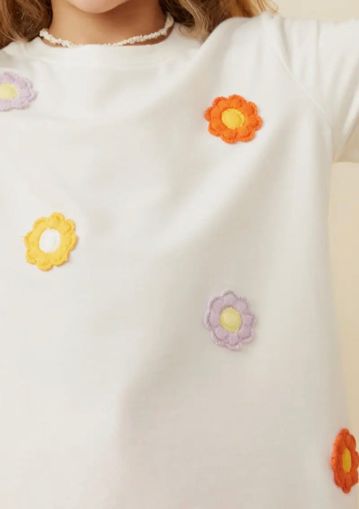 Multifloral Patched Tee