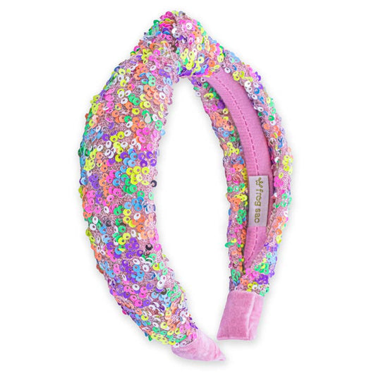 Sparkly Sequin Knot Headband