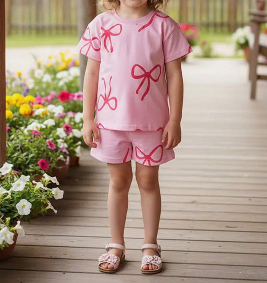 Bows Shorts Set