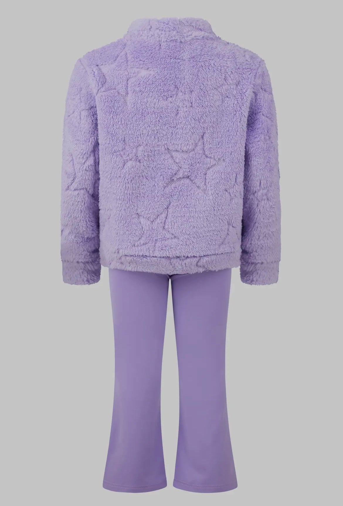 Toddler Sherpa Stars Jacket and Flares Set