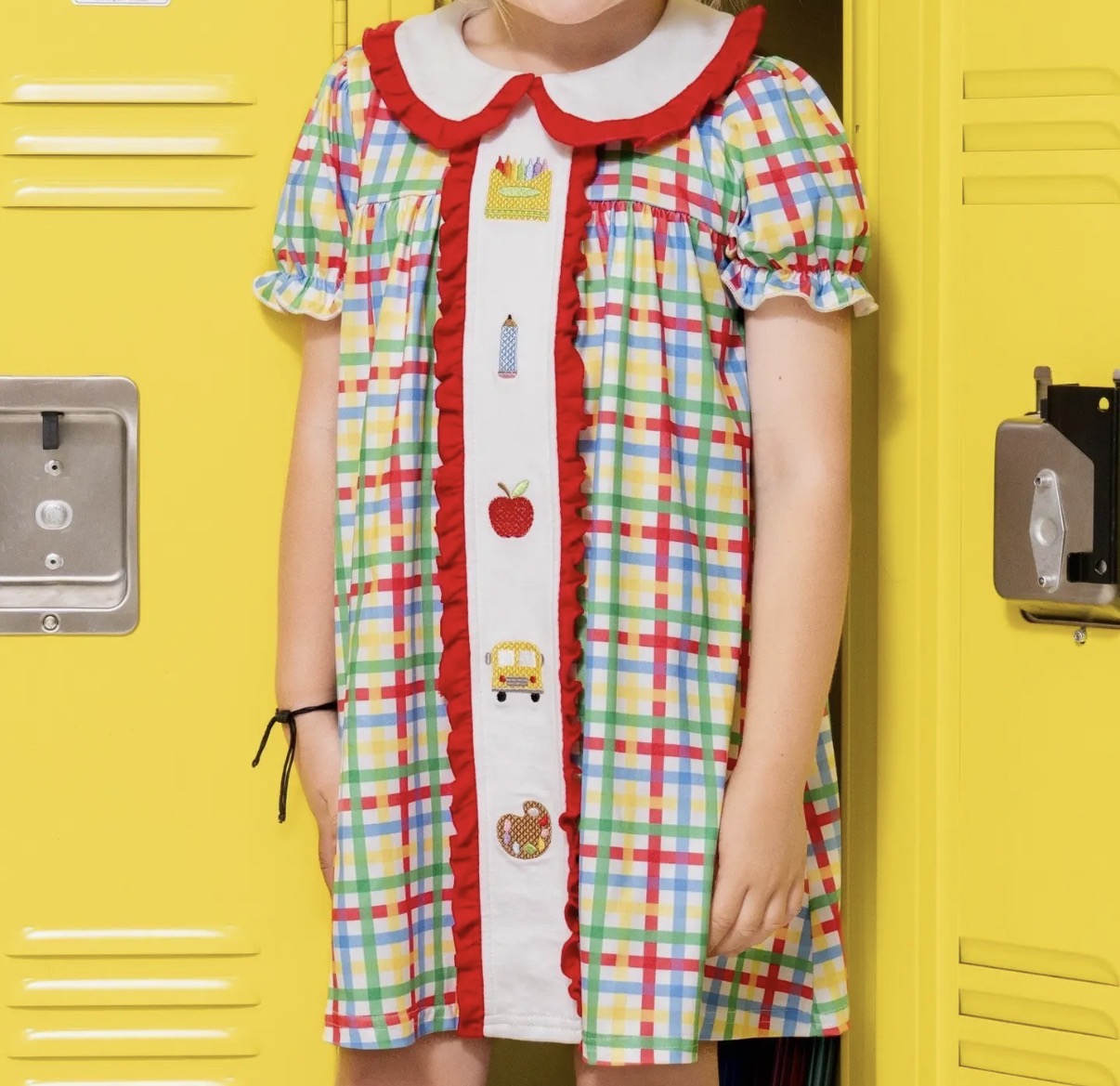 Back to School Plaid Dress