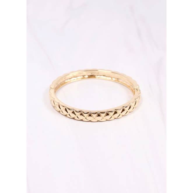 Textured Bracelet- Gold