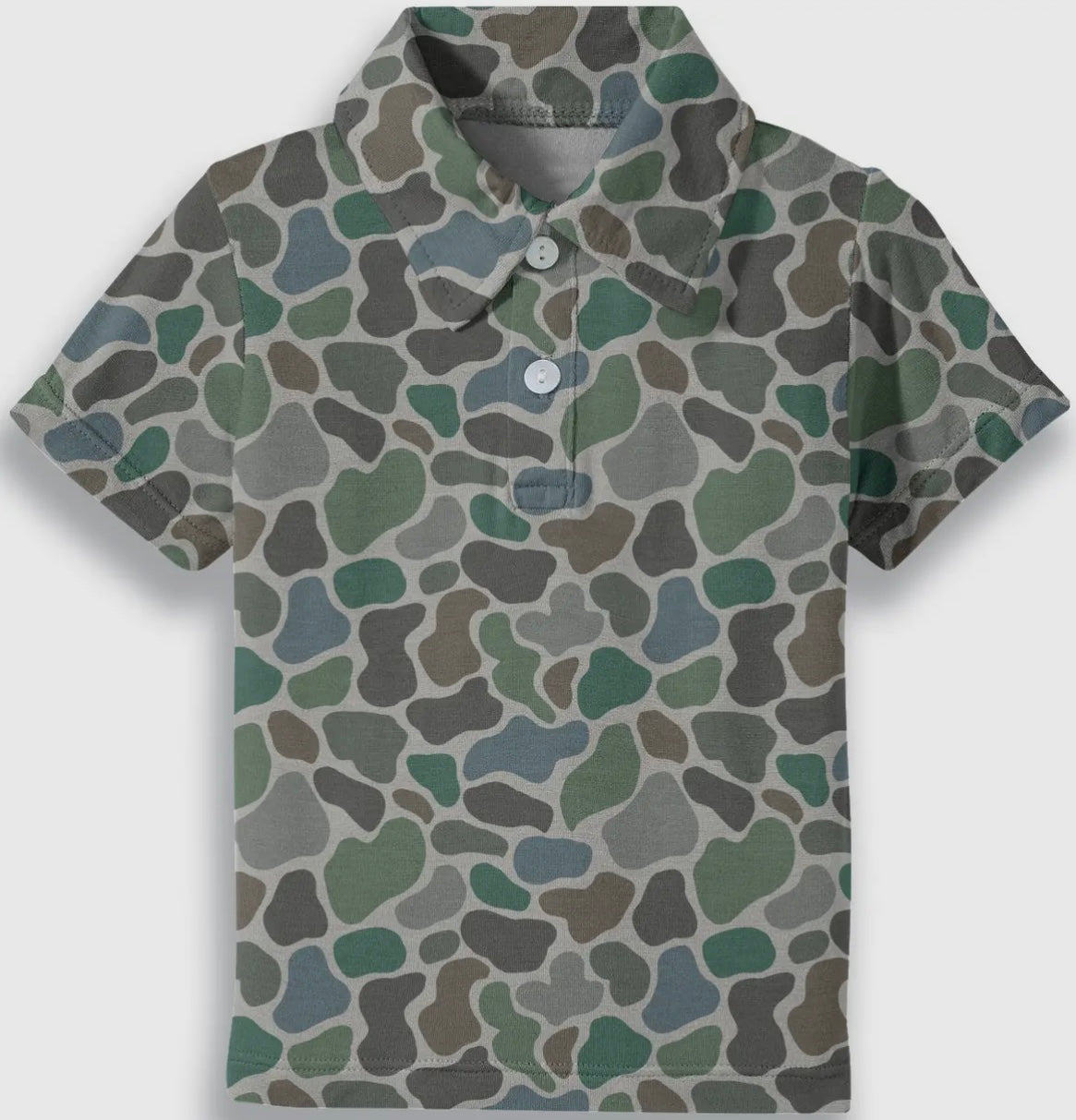 Green Camo Polo Shirt