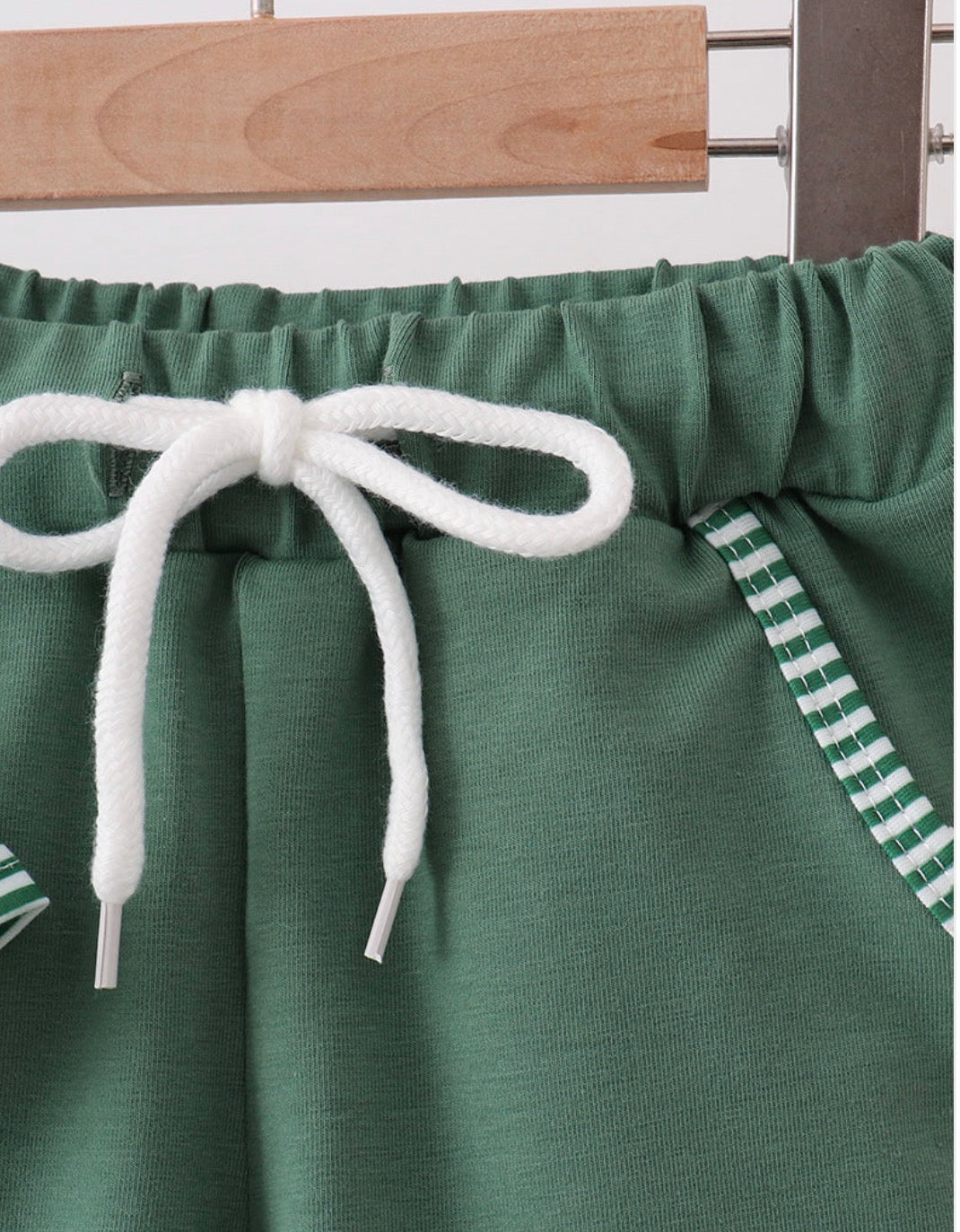 Striped Duck Shorts Set