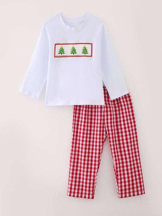 Christmas Tree Pants Set