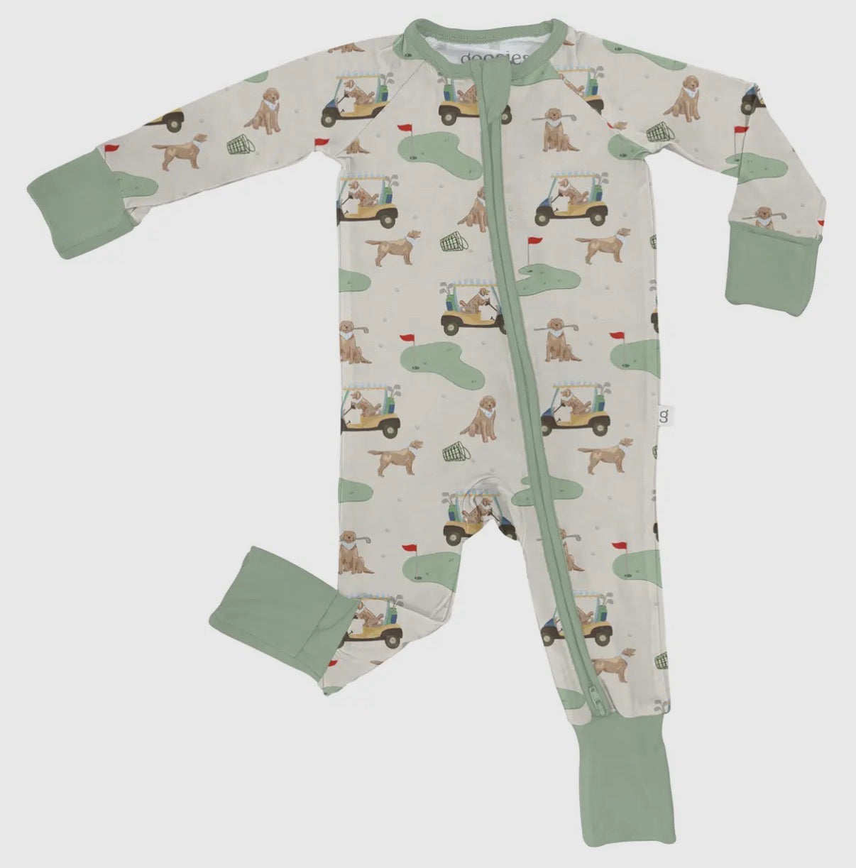 Barks and Birdies Zip Romper