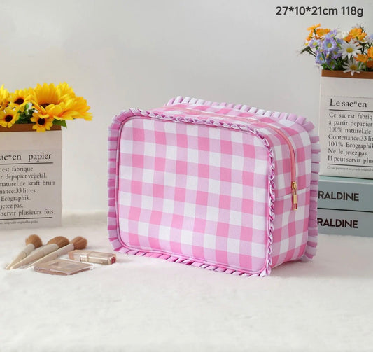 Pink Gingham Bag