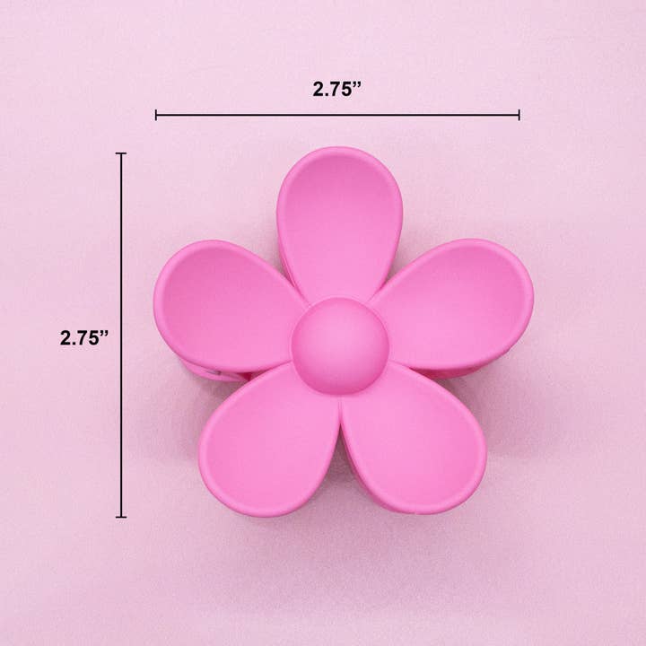 Matte Hair Claw Clip- Large Daisy- Color Options