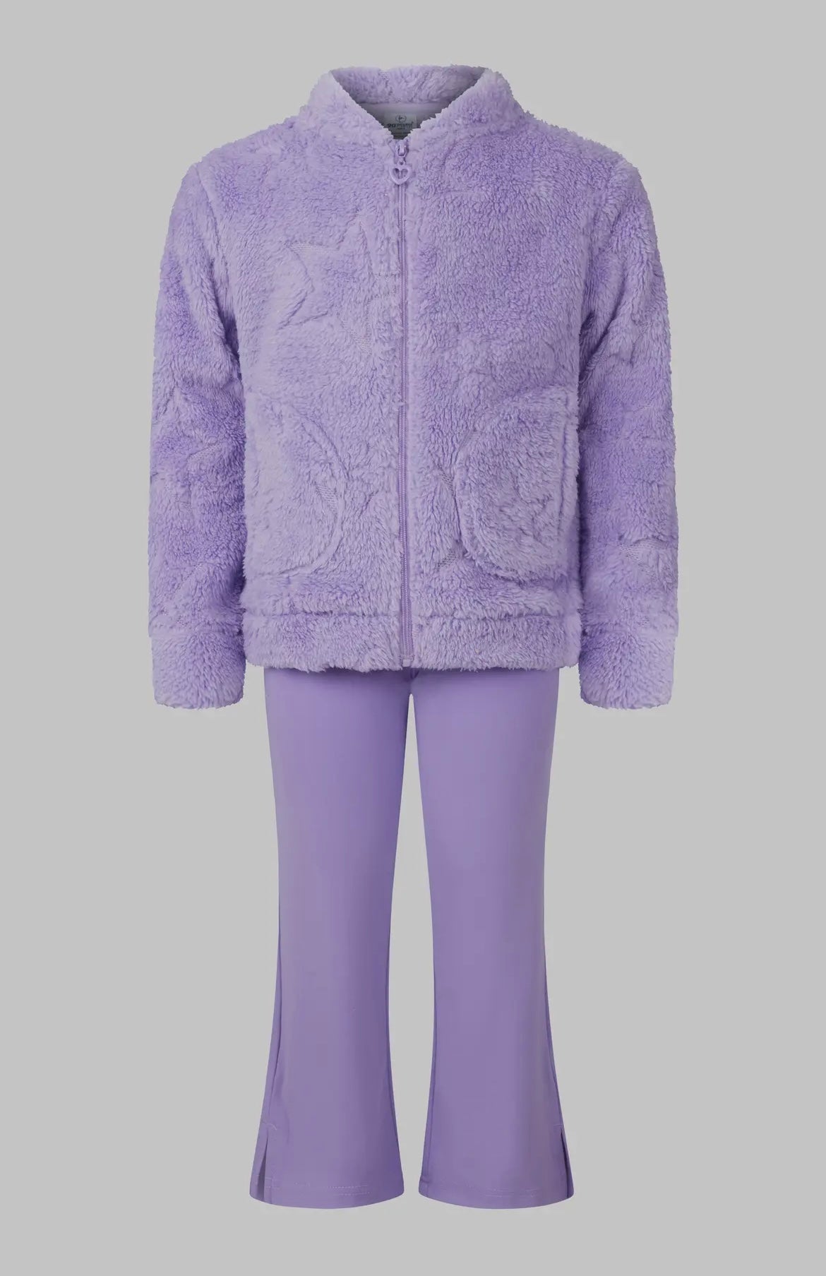 Toddler Sherpa Stars Jacket and Flares Set