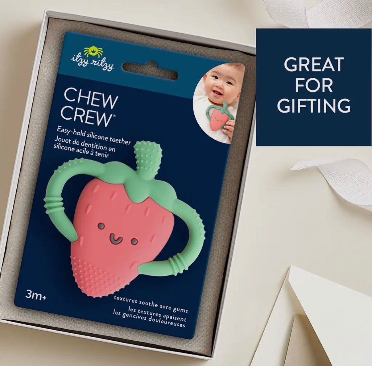 Strawberry Teething Toy