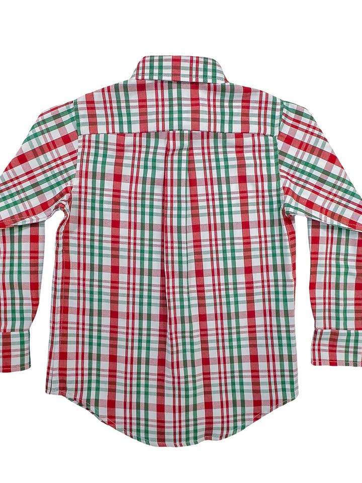 Carter Oxford Shirt- Sleigh Plaid