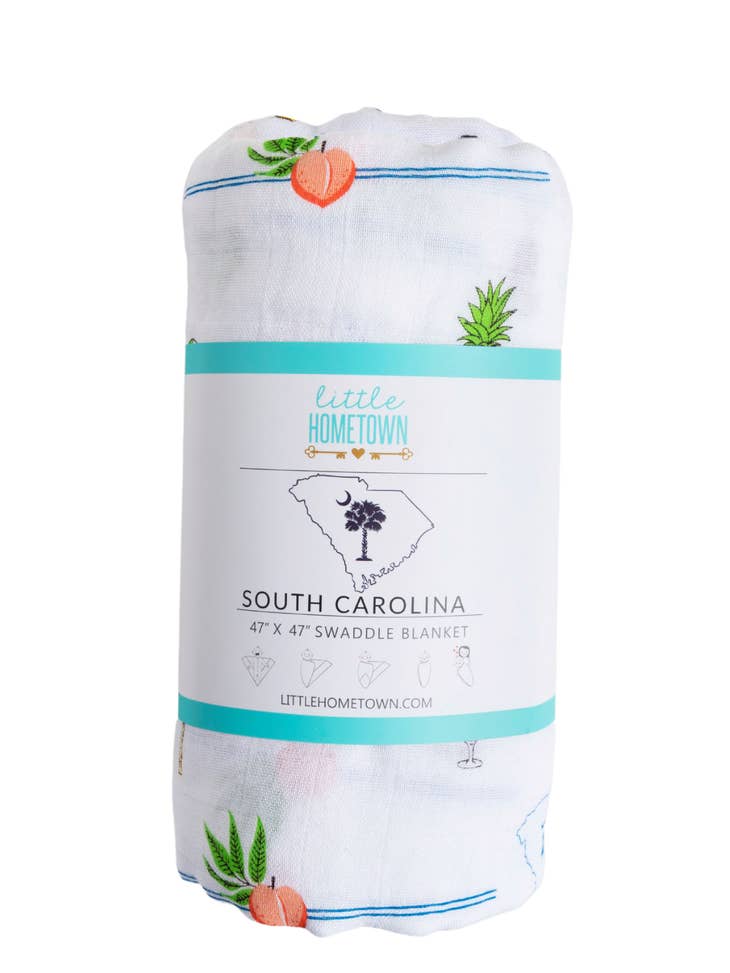 South Carolina Swaddle Blanket