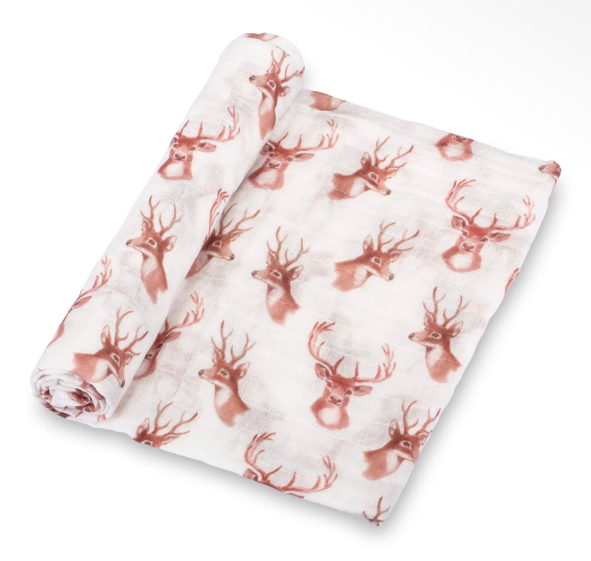 Oh Deer Muslin Swaddle Blanket