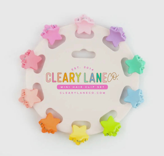 Mini Star Hair Clip Set
