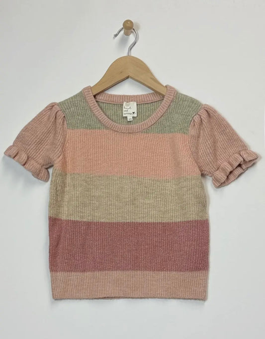 Puff Sleeve Cropped Sweater