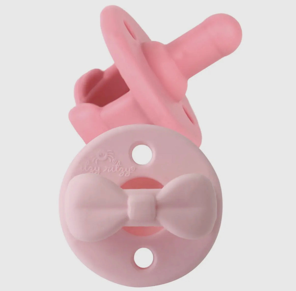 6-18M Pink Bow Pacifier Set