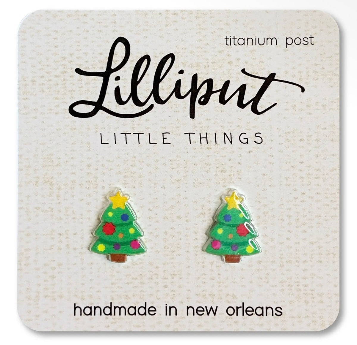 Christmas Tree Earrings