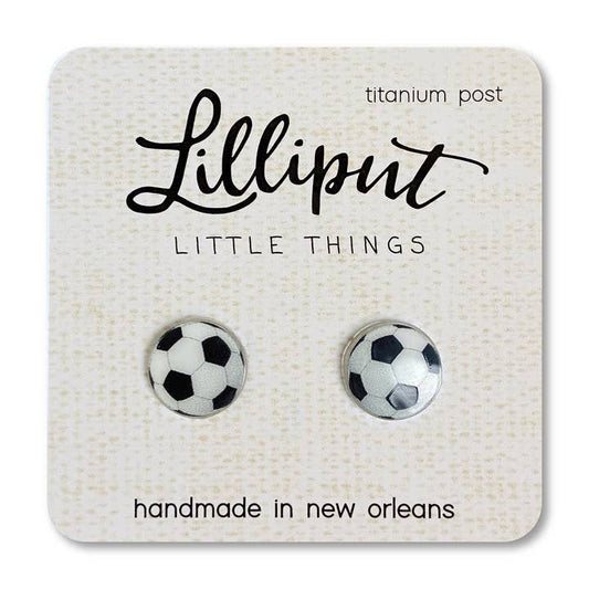 Soccer Ball Earrings