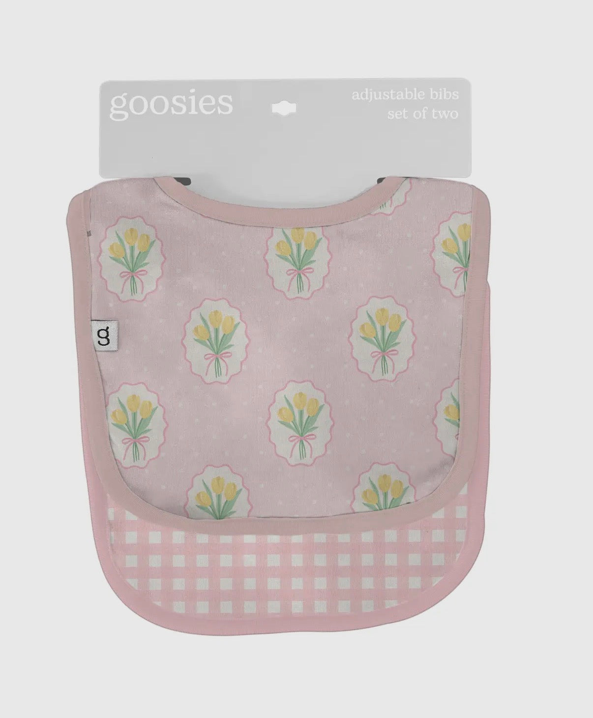 Fancy Tulips Bib Set