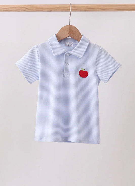 Striped Apple Polo