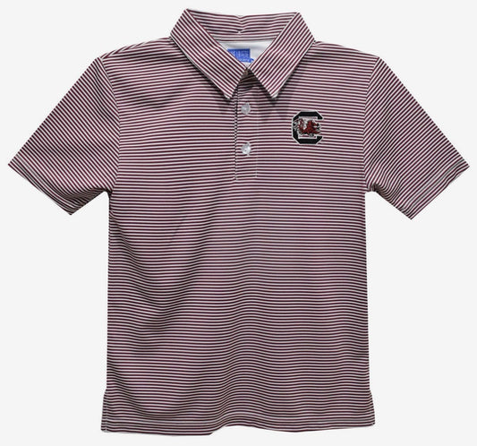 Striped Gamecock Polo